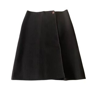 TSE Cashmere Dark Brown A-Line Skirt Women Size 6 Minimalist Luxe